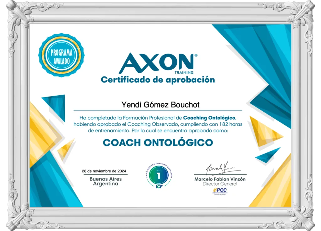 Certificado Axon — Coach Ontológico